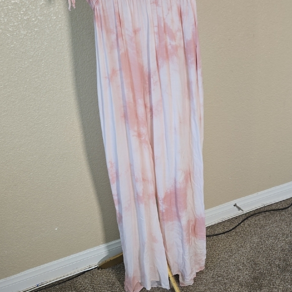 Band of Gypsies Pink and White Maxi Dress - Picture 5 of 8